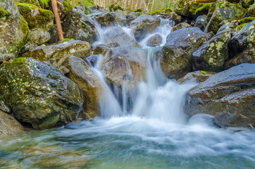 Beautiful Mountain River in Canada.
