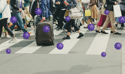 コロナウイルス、蔓延 © taa22