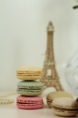 colorful macarons 