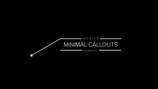 Modern Minimal Callouts