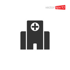 Hospital Clinic Icon Design Vector