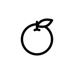 Fresh Organic Orange Fruit in Garden, Farm Icon