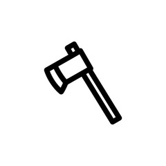 Axe, Hatchet, Equipment, Tools for Lumberjack Icon