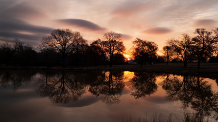 Sunrise reflections