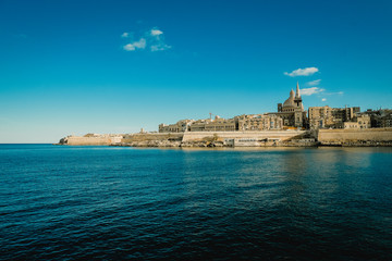 Naklejka premium Three cities harbour