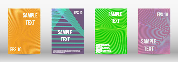 Geometric template with lines 