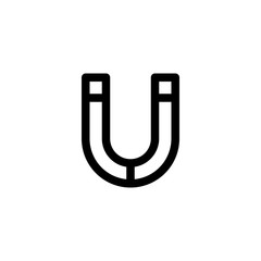 Magnet, Horseshoe Physics Science Education Icon