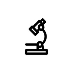 Microscope for Research in Laboratory University Education Icon