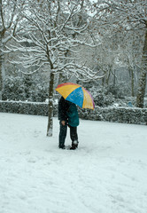 Besos bajo la nieve