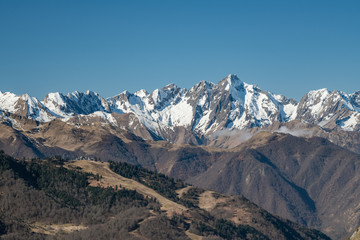 French Pyrenees mountains Ariege