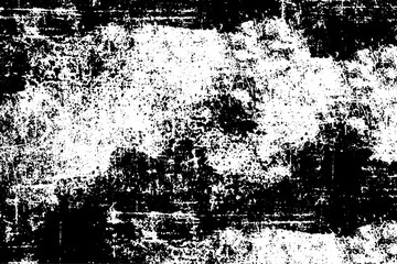 Black and white grunge texture. Urban worn background of an old surface. Monochrome abstraction