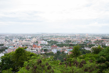 Fototapeta na wymiar panoramic view of the city. Thailand