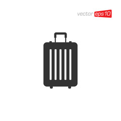 Suitcase and Bag Icon Design Vector