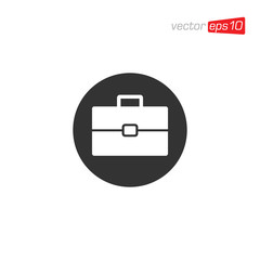 Suitcase and Bag Icon Design Vector
