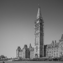 Fototapeta na wymiar Regierungsviertel in Ottawa