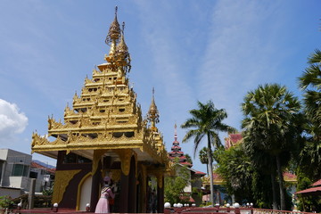 Penang Georg Town burmesischer Tempel