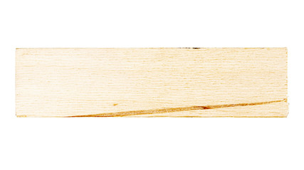 Rectangular piece of birch plywood