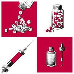 Medicine element cards