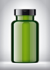 Bottle on background. 