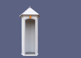 Sentry-box for the royal guards.