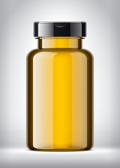 Bottle on background. 