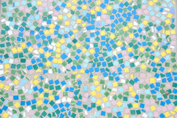 Retro wall old texture with colorful tiles, great design for any purposes.