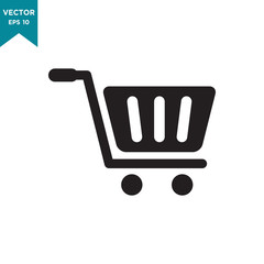 shopping cart icon vector logo template