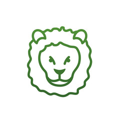 Lion gradient style icon vector design
