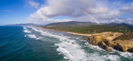 Rainbow over Cape Kiwanda On the Oregon Coast at Tierra DEl Mar Pacific City