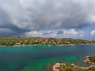 Impressive view over La Maddalena, Sardinia, Italy. 