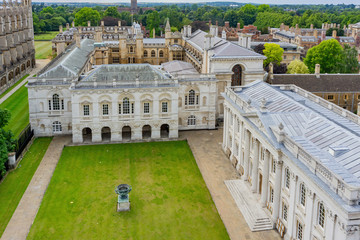 Aerial view of University of Cambridge, The Old Schools