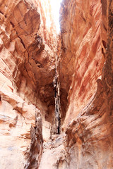 Canyon in Wadi Rum desert, Jordan
