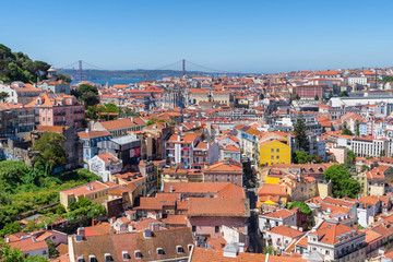 Naklejka na ściany i meble Lisbon, Portugal cityscape