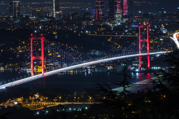 Bosphorus Bridge at Night