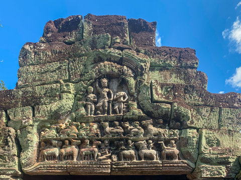 Fronton, temple de Preah khan