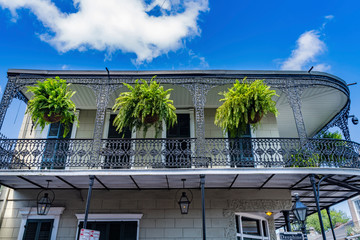 Old Building French Quarther Dauphine Street New Orleans Louisiana