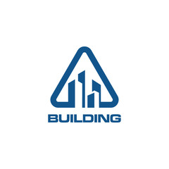 Building Construction Real Estate Logo Template Vector Icon