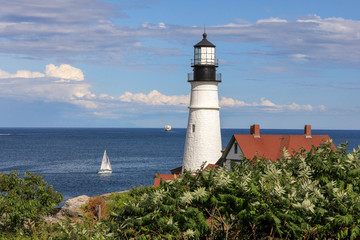 Portland Head Lighthouse at Cape Elizabeth, Portland, Maine
