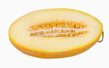 Watermelon isolated on white background with clipping path