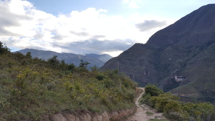 Road in the midle of Andes