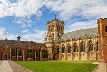 Exterior view of the St John's College Chapel