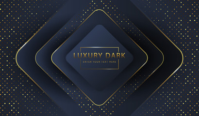 Abstract golden luxury elegant dark website banner template background image