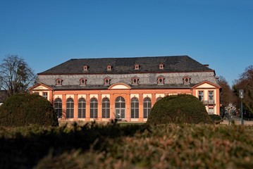 Fototapeta na wymiar Die Orangerie in Darmstadt in Hessen, Deutschland 