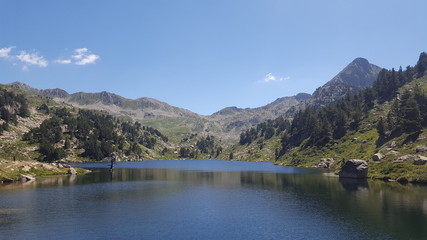 Lake in mountains