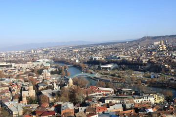 View of Tbilisi in winter
