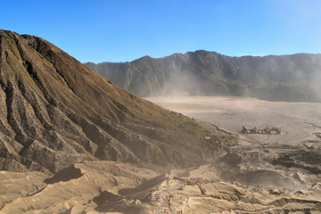 Fototapeta premium Amazing view from the Bromo caldera, Java