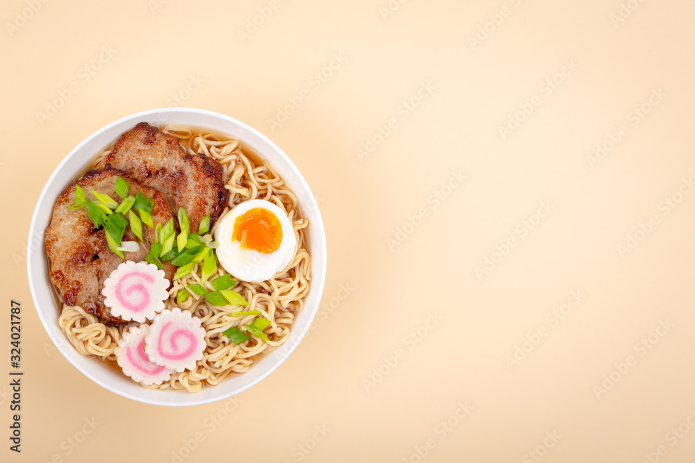 Wall mural Japanese noodle soup ramen