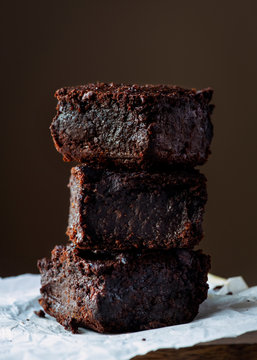 chocolate brownies plant based cake made with sweet potato