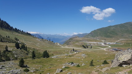 Roads in the mountains