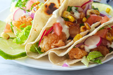 Boom Boom Shrimp Tacos